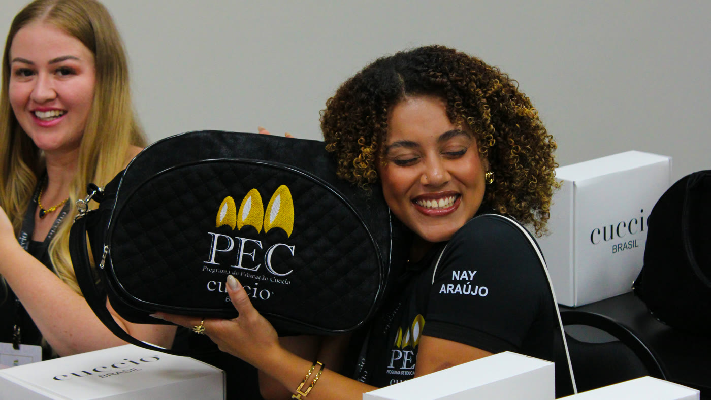 Educadora Cuccio em formação