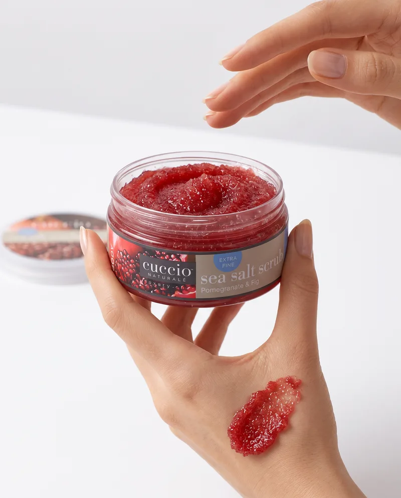 Cuccio Naturale Sea Salt Scrub Pomegranate & Fig